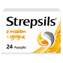 Strepsils Miód Cytryna tabletki do ssania 24 sztuki