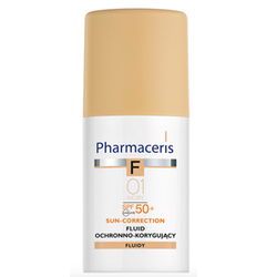 Pharmaceris F SUN-CORRECTION 01 IVORY Fluid ochronno-korygujący najwyższa ochrona SPF 50+ 30ml