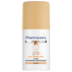 Pharmaceris F SUN-CORRECTION 02 SAND Fluid ochronno-korygujący najwyższa ochrona SPF 50+ 30ml