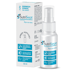Sutrisept Płyn do oczyszczania ran 50 ml