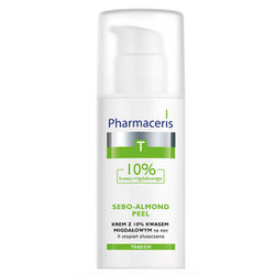 Pharmaceris T SEBO-ALMOND PEEL 10% Krem z 10% kwasem migdałowym na noc 50ml