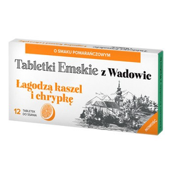 Tabletki Emskie z Wadowic pomarańcza 12 sztuk