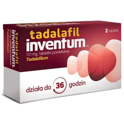 Tadalafil Inventum 10mg 2 tabletki