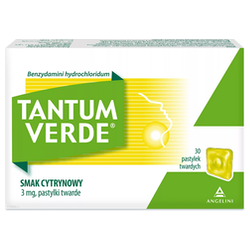 Tantum Verde cytryna tabletki do ssania 30 sztuk