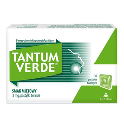 Tantum Verde mięta tabletki do ssania 30 sztuk