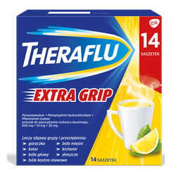 Theraflu ExtraGrip saszetki 14 sztuk