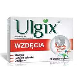 Ulgix Wzdęcia 80mg kapsułki 25 sztuk