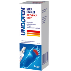 Undofen Max Spray Grzybica stóp 30ml