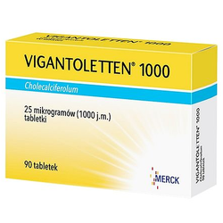 Vigantoletten 1000j.m 90 tabletek