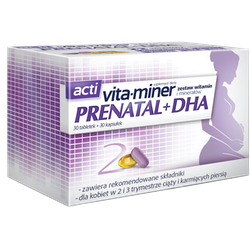 Vita-miner Prenatal +DHA 60tabl