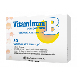 Vitaminum B compositum tabletki drażowane 50 sztuk