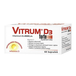 Vitrum D3 Forte 2000j.m 60 kapsułek