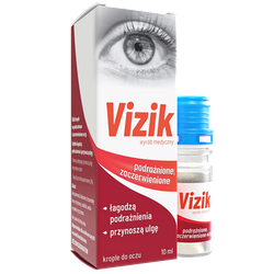 Vizik Łagodzące podrażnienia oczy krople do oczu 10ml