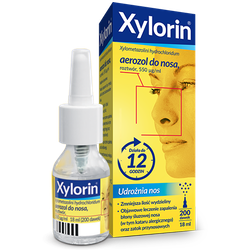 Xylorin 0,55 mg w 1ml areozol do nosa 18 ml