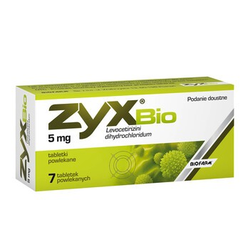 Zyx Bio 5mg 7 tabletek