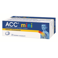 ACC mini 100 mg tabletki musujące 20 sztuk