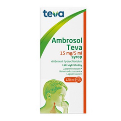 Ambrosol Teva 15mg/ml Syrop 120ml