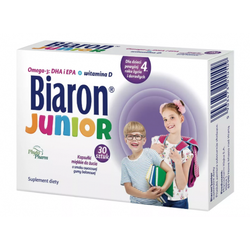 Bioaron Junior Omega-3 kapsułki do żucia 30 sztuk