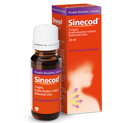 Sinecod krople doustne 5mg/1ml 20ml