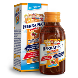 Herbapect Junior bez cukru syrop na kaszel 110g