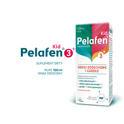 Pelafen Kid 3+ Drogi oddechowe i gardło smak owocowy płyn 100ml