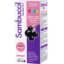 Sambucol Kids powyżej 3 roku życia syrop 120ml