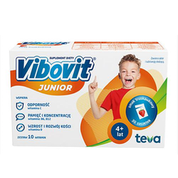 Vibovit Junior truskawka 30 saszetek