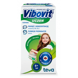 Vibovit Junior Witaminy + żelazo 30 tabletek do ssania