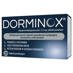 Dorminox 12,5mg 20 tabletek