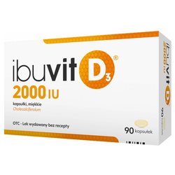 Ibuvit D3 2000 IU kapsułki 90 sztuk