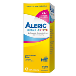 Aleric Deslo Active 0,5 mg/ml syrop 60 ml na alergię dla dzieci