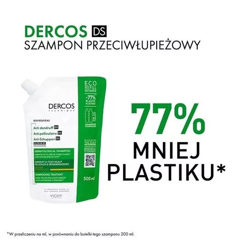 Vichy Dercos DS Szampon przeciwłupieżowy włosy suche 390ml - obrazek 2