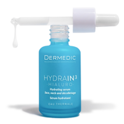 DERMEDIC HYDRAIN SERUM NAWADNIAJĄCE TWARZ, SZYJĘ I DEKOLT 30 ML