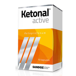 Ketonal Active 50 mg 10 kapsułek twardych