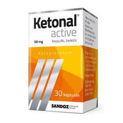 Ketonal Active 50 mg 30 kapsułek twardych