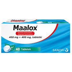 Maalox 400 mg+400 mg tabletki do ssania 40 sztuk