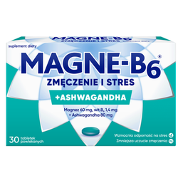 Magne-B6 Zmęczenie i stres + ashwagandha 30 tabletek