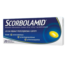 Scorbolamid drażetki 20 sztuk