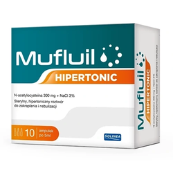 Mufluil Hipertonic roztwór do zakrapiania i nebulizacji 5ml x 10 ampułek