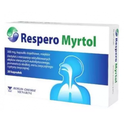 Respero Myrtol 300 mg kapsułki miękkie 20 sztuk