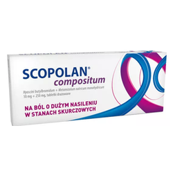 Scopolan Compositum 10 mg + 250 mg drażetki 10 sztuk