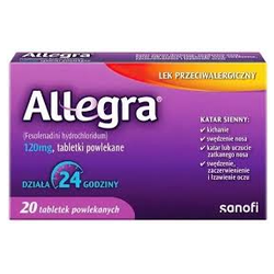 Allegra 120mg tabletki 20 sztuk