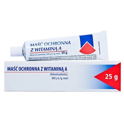 Maść ochronna z witaminą A 800 j.m./g 25 g Hasco