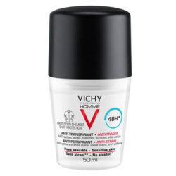 Vichy Homme Deo Roll-On 48h Przeciw śladom 50ml