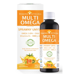 Domowa Apteczka Multi Omega Płyn smak tropikalny 250ml