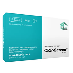 CRP-Screen ultraczuły test diagnostyczny CRP 1 sztuka