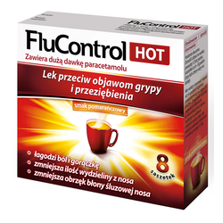 Flucontrol Hot saszetki 8 sztuk