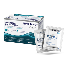 Hyal-Drop Clean sterylne chusteczki okulistyczne 20 sztuk