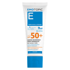 EMOTOPIC  DERMO-OCHRONNY KREM MINERALNY SPF 50+ do twarzy i ciała 75 ml