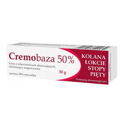 Cremobaza 50% Krem nawilżający do piet, stóp, kolan 30g